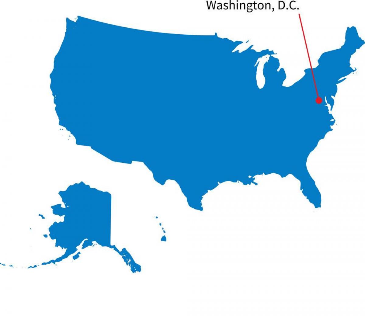 Amerikaanse hoofdstadsplattegrond