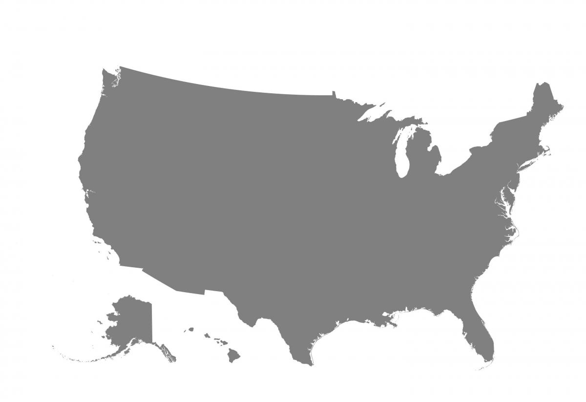 Vectorkaart van de VS
